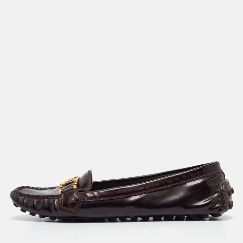 Louis Vuitton Burgundy Patent Leather Oxford Loafers Size 40 - Louis Vuitton - Modalova