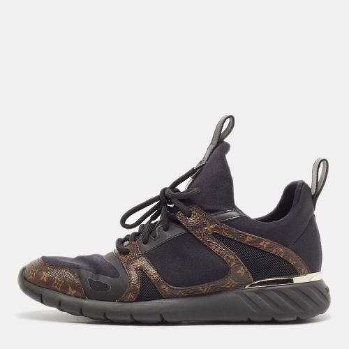 Louis Vuitton Brown/Black Monogram Canvas Neoprene Run Away Low Top Sneakers 37 - Louis Vuitton - Modalova