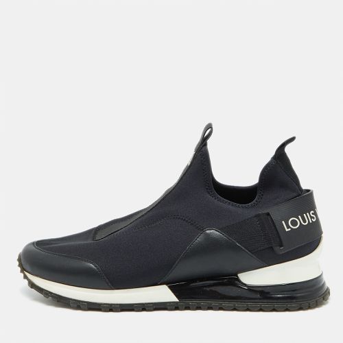 Louis Vuitton Black Neoprene and Leather Run Away Slip On Sneakers Size 38 - Louis Vuitton - Modalova