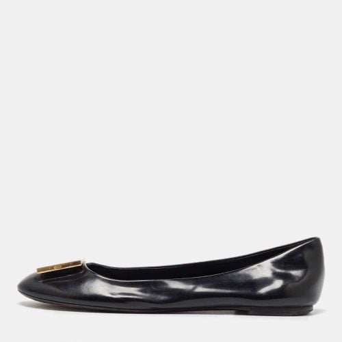 Louis Vuitton Black Leather Square Detail Ballet Flats Size 39 - Louis Vuitton - Modalova