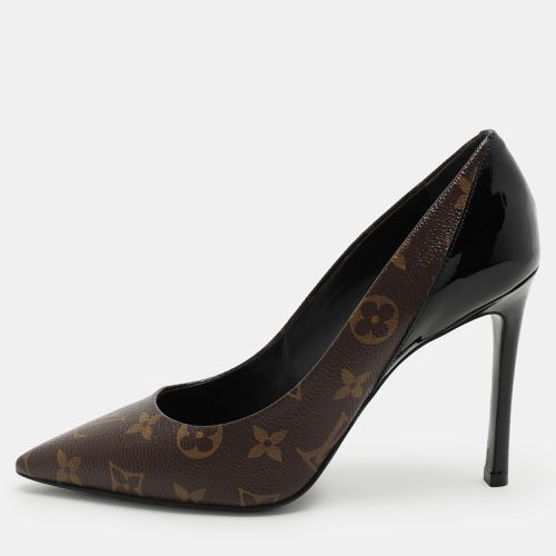 Louis Vuitton Brown/Black Monogram Canvas and Patent Leather Chérie Pumps Size 37 - Louis Vuitton - Modalova