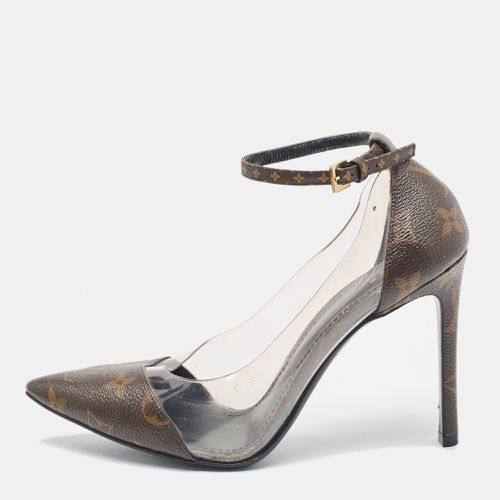 Louis Vuitton Transparent/Brown Monogram Canvas and PVC Chérie Pumps Size 39 - Louis Vuitton - Modalova