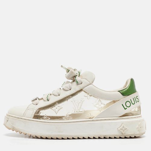 Green Monogram Leather and PVC Time Out Sneakers Size 38 - Louis Vuitton - Modalova