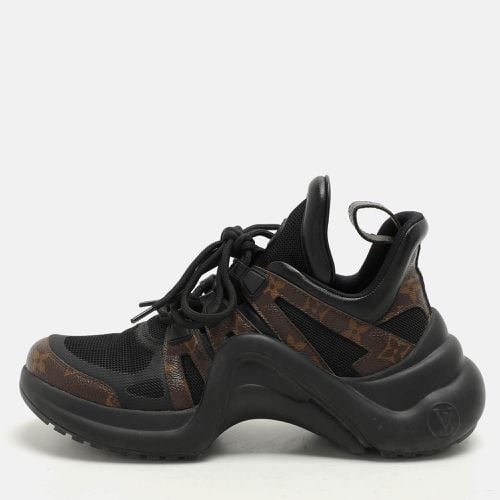 Louis Vuitton Brown/Black Canvas and Leather Archlight Sneakers Size 38.5 - Louis Vuitton - Modalova