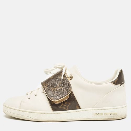 Leather and Monogram Canvas Frontrow Sneakers Size 37 - Louis Vuitton - Modalova