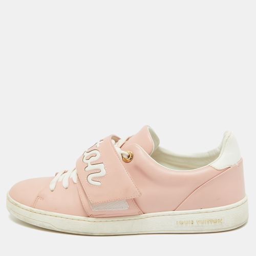 Louis Vuitton Pink Leather Frontrow Low Top Sneakers Size 39.5 - Louis Vuitton - Modalova