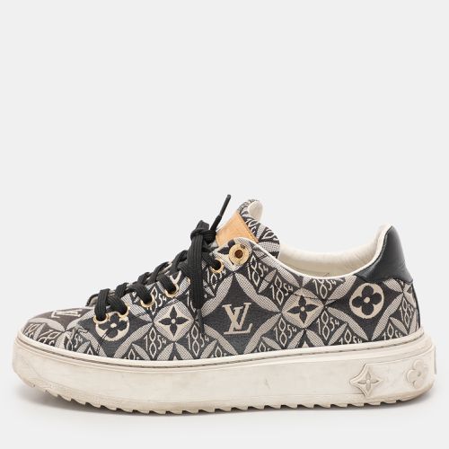 Louis Vuitton Blue Jacquard Since 1854 Timeout Sneakers Size 36 - Louis Vuitton - Modalova