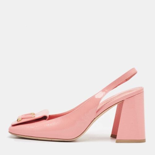 Louis Vuitton Pink Patent Leather Slingback Pumps Size 38 - Louis Vuitton - Modalova