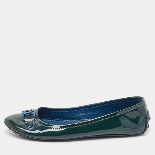 Louis Vuitton Green Patent Leather Oxford Ballet Flats Size 39.5 - Louis Vuitton - Modalova