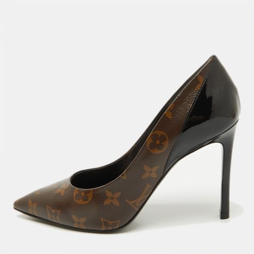 Louis Vuitton Monogram Canvas and Patent Leather Cherie Pumps Size 37.5 - Louis Vuitton - Modalova