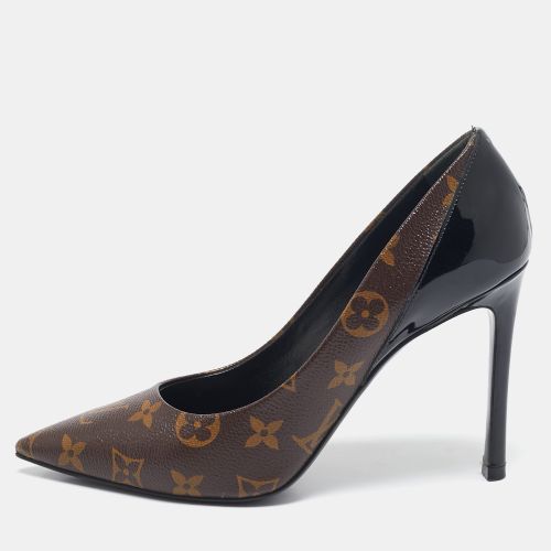 Louis Vuitton Monogram Canvas and Patent Leather Chérie Pumps Size 37.5 - Louis Vuitton - Modalova