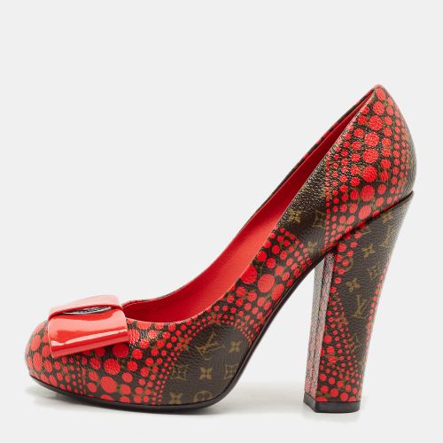 Louis Vuitton x Yayoi Kusama Red Polka Dot Monogram Canvas Platform Pumps Size 37 - Louis Vuitton - Modalova