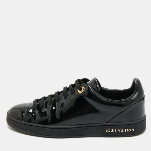 Louis Vuitton Black Patent Leather Frontrow Low Top Sneakers Size 36 - Louis Vuitton - Modalova