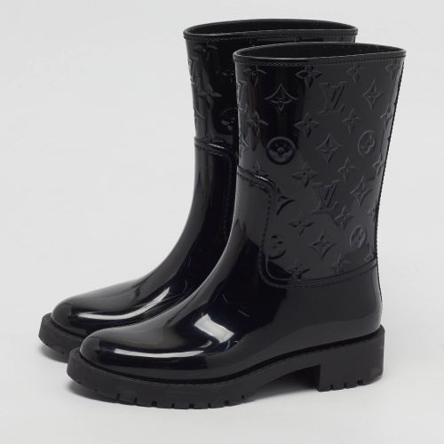 Drops Flat Size 37 Monogram Rubber Rain Boots - Louis Vuitton - Modalova