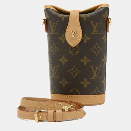 Louis Vuitton Brown Monogram Canvas Fold Me Pouch Bag - Louis Vuitton - Modalova