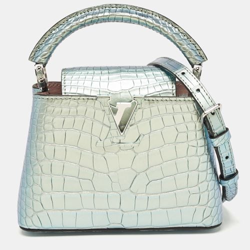 Louis Vuitton Green Holographic Alligator Mini Capucines Bag - Louis Vuitton - Modalova