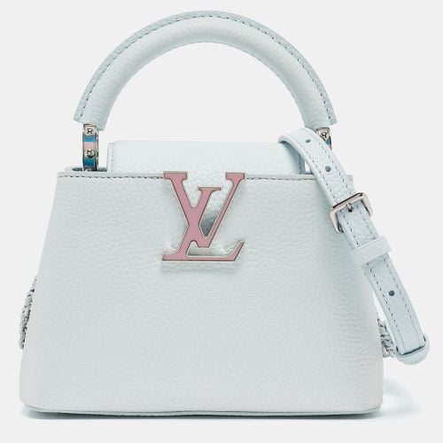 Glacier Iridescent Taurillon Leather Mini Capucines Bag - Louis Vuitton - Modalova