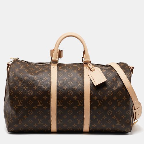 Louis Vuitton Monogram Canvas Keepall Bandouliere 50 Bag - Louis Vuitton - Modalova