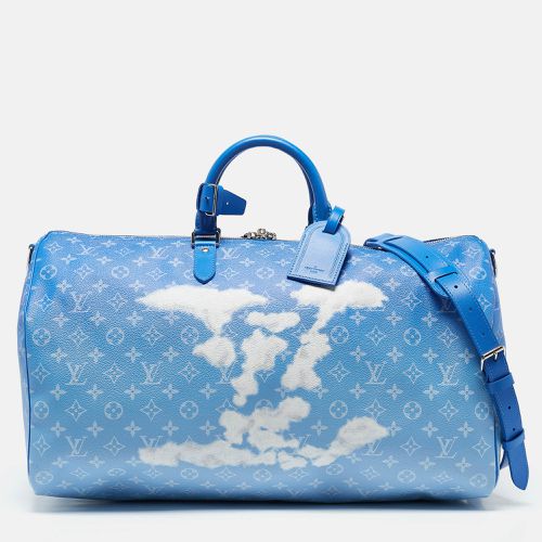 Louis Vuitton Blue Clouds Monogram Canvas Keepall Bandouliere 50 Bag - Louis Vuitton - Modalova