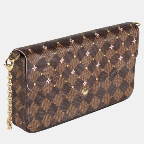 Damier Ebene Canvas Studded Felicie Pochette - Louis Vuitton - Modalova