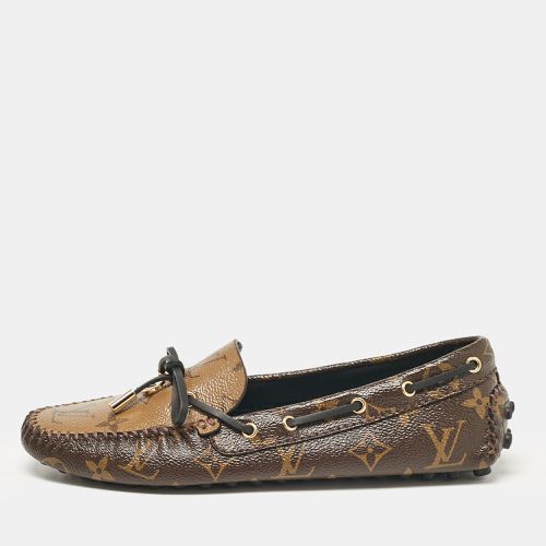 Louis Vuitton Brown Monogram Canvas Gloria Loafers Size 37.5 - Louis Vuitton - Modalova