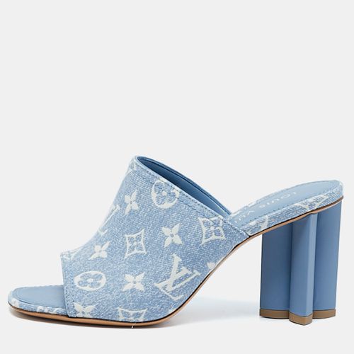 Monogram Denim Mules Size 39 - Louis Vuitton - Modalova