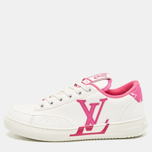 Louis Vuitton Fuchsia/White Leather Charlie Low Top Sneakers Size 38 - Louis Vuitton - Modalova