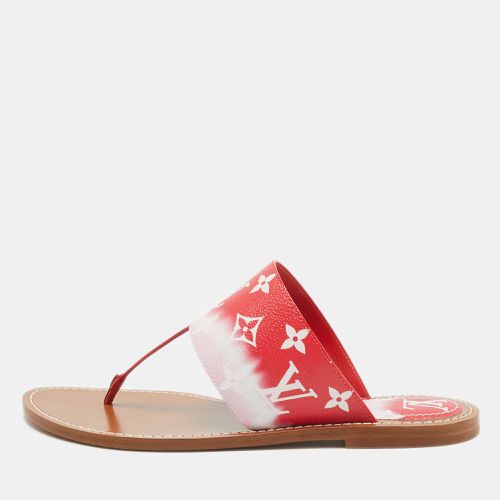 Louis Vuitton Red Monogram Escale Canvas Palma Thong Flats Size 41 - Louis Vuitton - Modalova