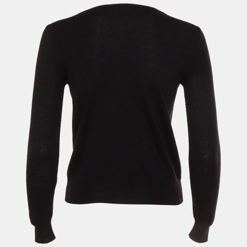 Chain Embroidered Knit Pullover M - Love Moschino - Modalova