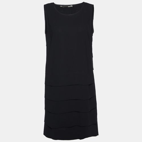 Love Moschino Black Crepe Pleated Sleeveless Dress M - Love Moschino - Modalova