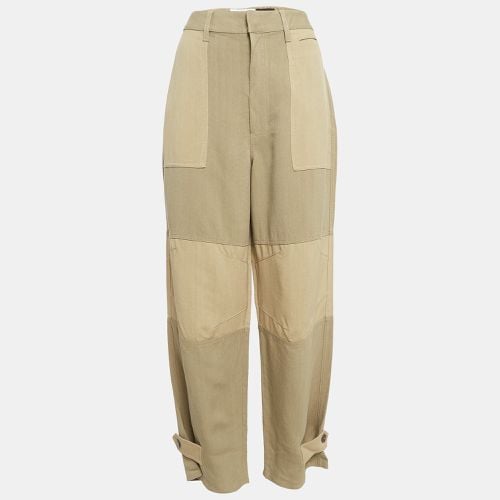 Linen Blend Patch Pocket Cargo Pants S - Loewe - Modalova