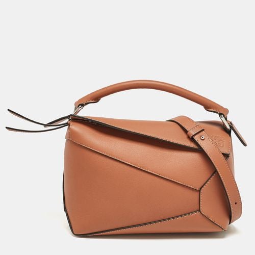 Loewe Brown Leather Small Puzzle Shoulder Bag - Loewe - Modalova