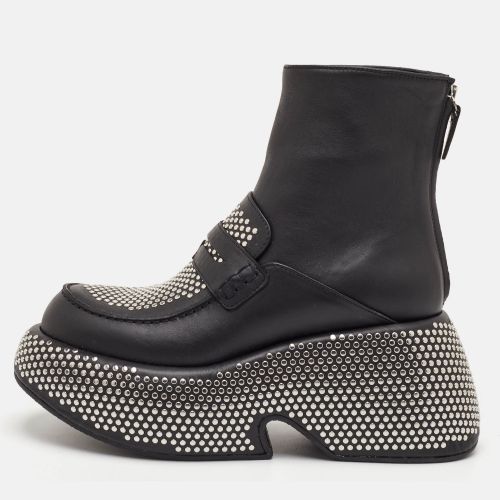 Size 36 Leather Studded Platform Loafer Ankle Length Boots - Loewe - Modalova