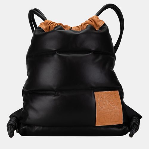 Loewe Black/Brown Nappa Yago Puffy Backpack - Loewe - Modalova