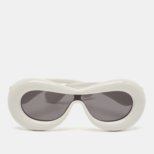 Loewe Light Grey LW400991 Inflated Round Sunglasses - Loewe - Modalova