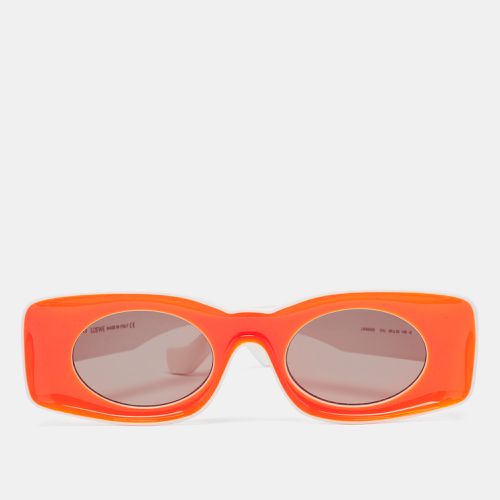 Loewe Orange/White LW400331 Paula's Ibiza Oval Sunglasses - Loewe - Modalova