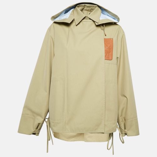 Loewe Brown Cut-Out Cotton Hooded Parka Jacket M - Loewe - Modalova