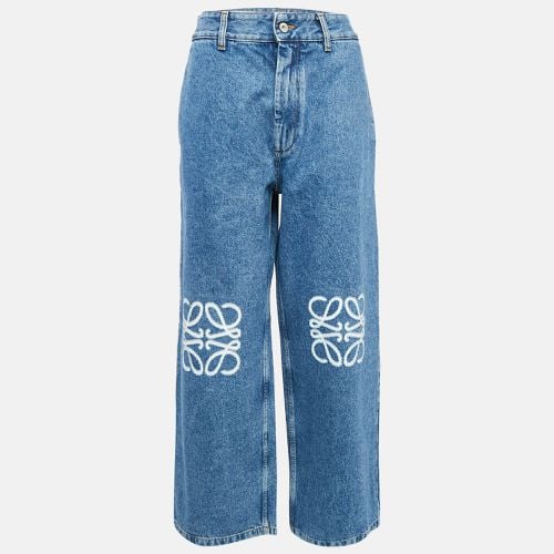 Loewe Blue Denim Logo Detail Baggy Jeans L Waist 32" - Loewe - Modalova