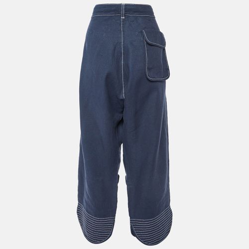 Linen & Cotton Cargo Trousers XL - Loewe - Modalova