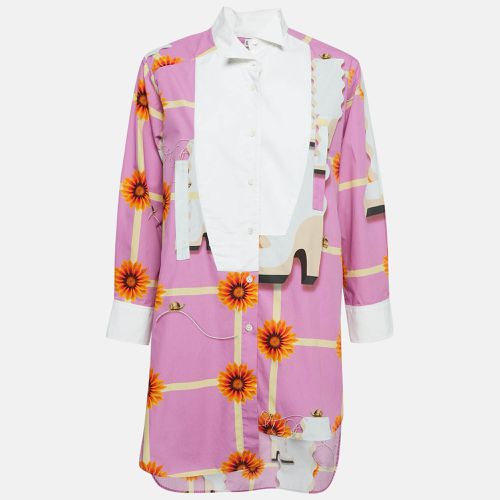 Wallpaper Print Cotton Asymmetric Long Shirt S - Loewe - Modalova