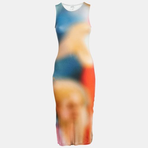 Loewe Multicolor Rib Knit Sleeveless Tank Dress XS - Loewe - Modalova