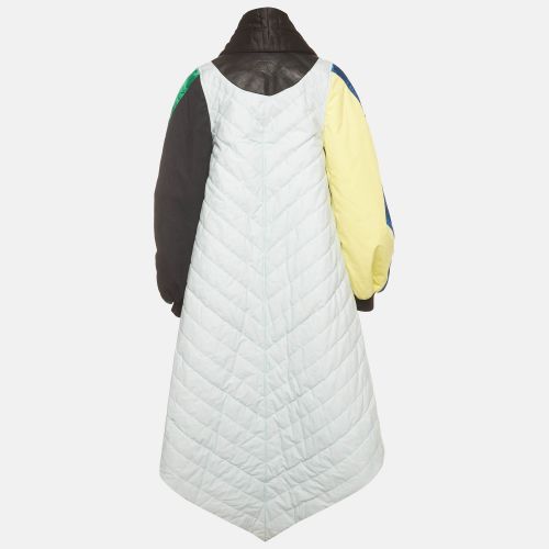 Wool Blend Oversized Quilted Zip Up Jacket S - Loewe - Modalova