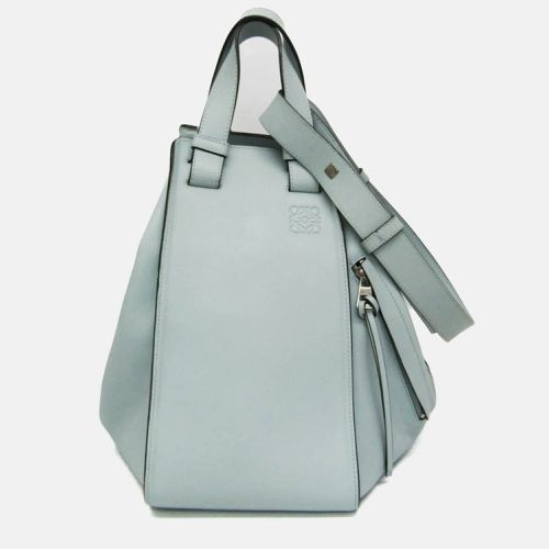 Loewe Light Blue Leather Hammock Shoulder Bag - Loewe - Modalova