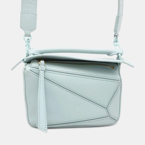 Loewe Aquamarine Calf Leather Puzzle bag Shoulder Bag Mini - Loewe - Modalova