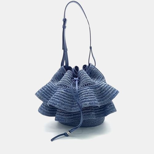 Loewe Raffia Balloon Ruffle Bag - Loewe - Modalova