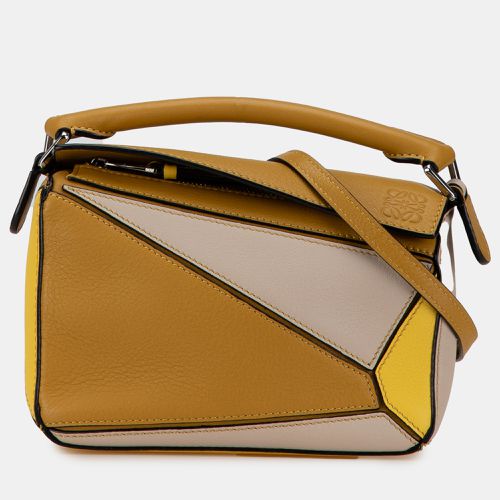 Loewe Tricolor Leather Puzzle Satchel Mini Bag - Loewe - Modalova