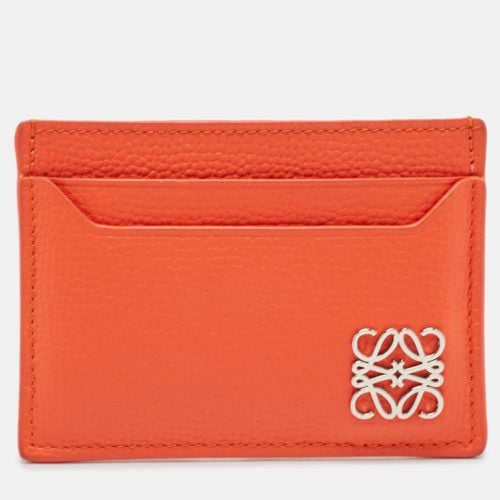 Leather Anagram Card Holder - Loewe - Modalova