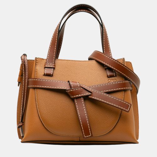 Loewe Brown Mini Gate Top Handle Satchel - Loewe - Modalova