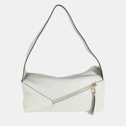 Loewe Light Celadon Calfskin Puzzle Hobo Bag - Loewe - Modalova