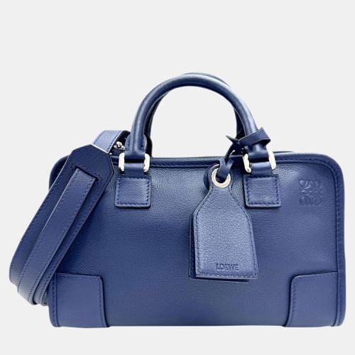 Loewe leather navy Amazona 23 shoulder bag - Loewe - Modalova